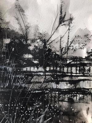 Beyond and into the marshes.