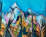 A magical journey by Jane Burt, Painting, Mixed Media on paper