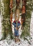 Child at La Voie Basse by Jane Burt, Installation