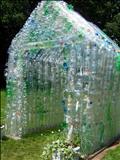 Green Green House (entrance) by Jane Burt, Sculpture, Plastic Bottles