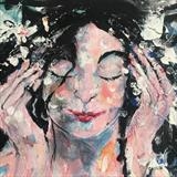 La Siréne by Jane Burt, Painting, Acrylic on canvas