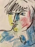 Pastel portrait by Jane Burt, Painting, Pastel