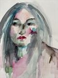 Water colour portraint by Jane Burt, Painting
